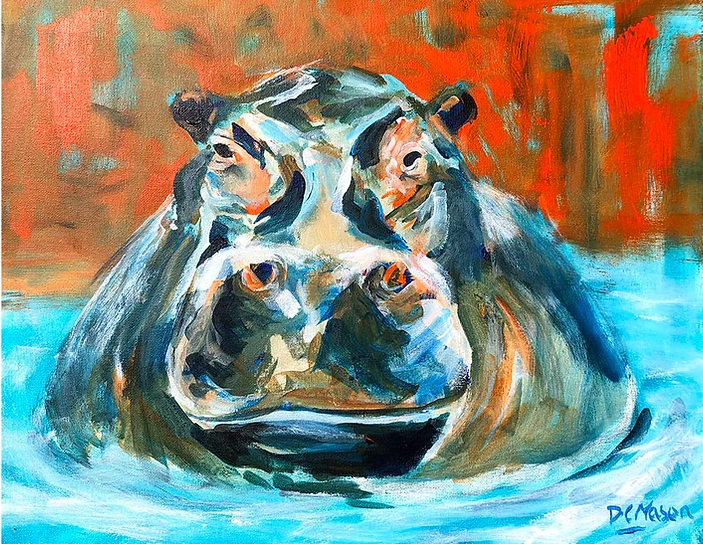 Art event - Paint A Hippo