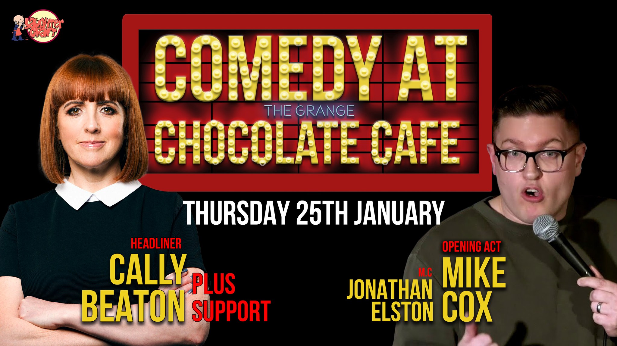 Comedy at The Grange Chocolate Cafe