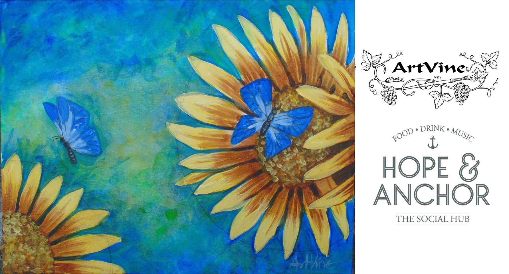 Artvine Sip & Paint - Hope & Anchor