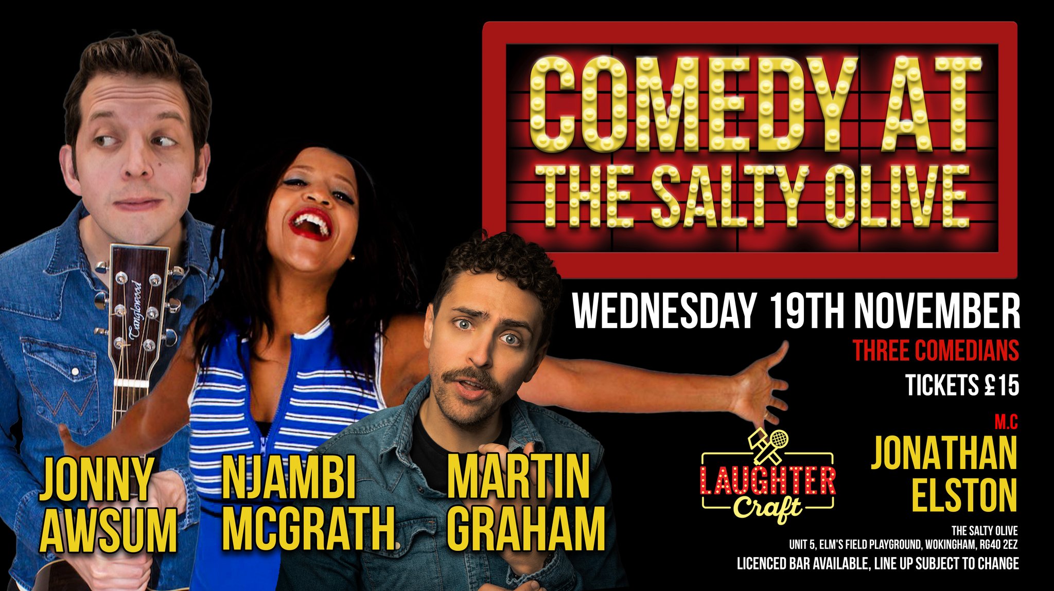 Comedy at Salty Olive