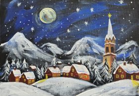Wokingham Paint Night - Hushed in White
