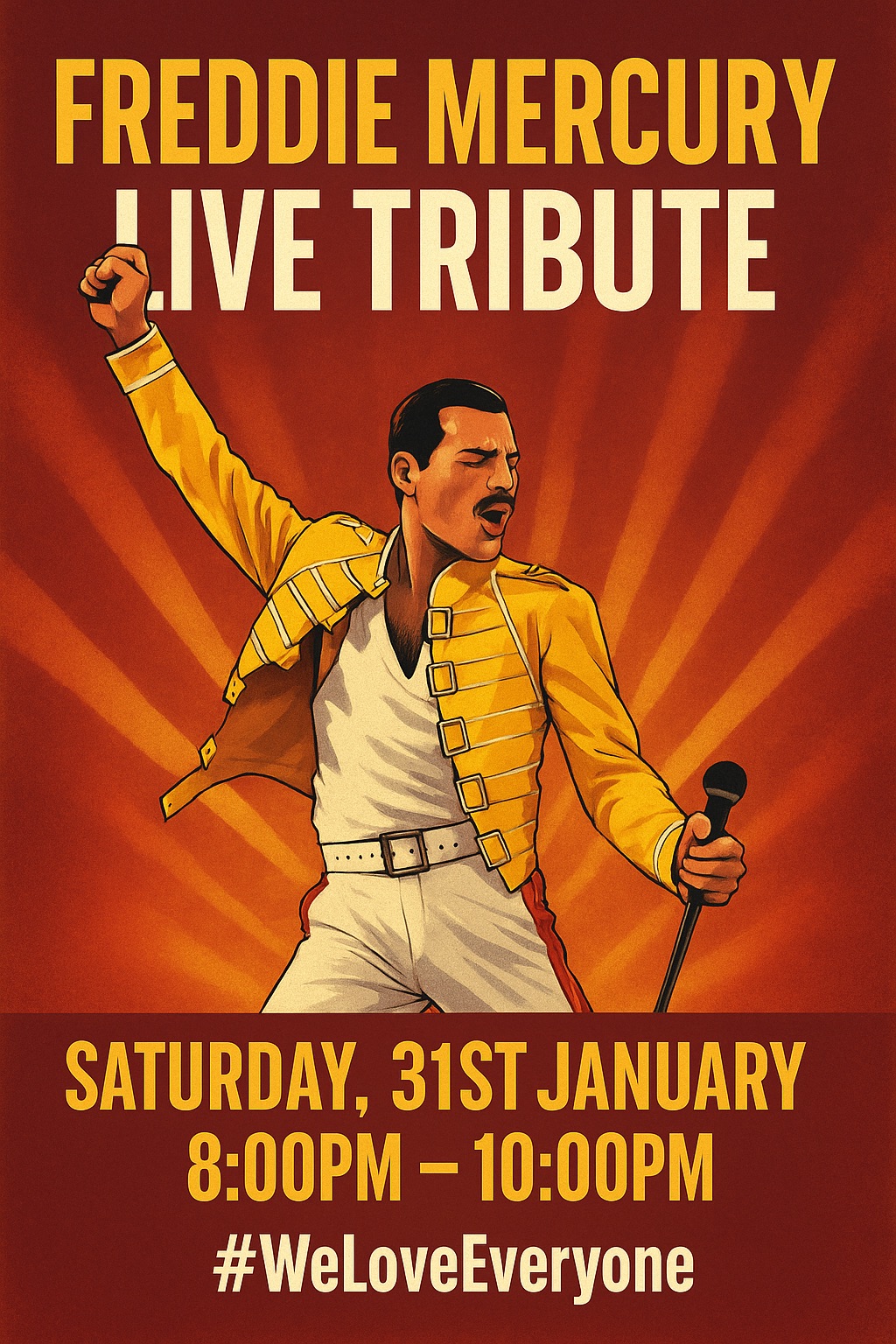 Freddie Mercury at The Two Pops