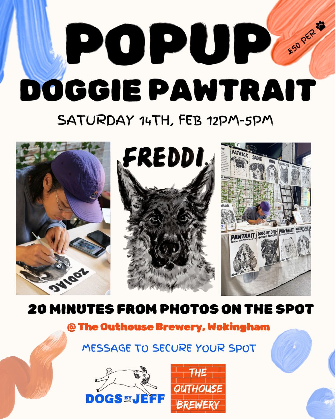 Pop-up Doggie Pawtraits