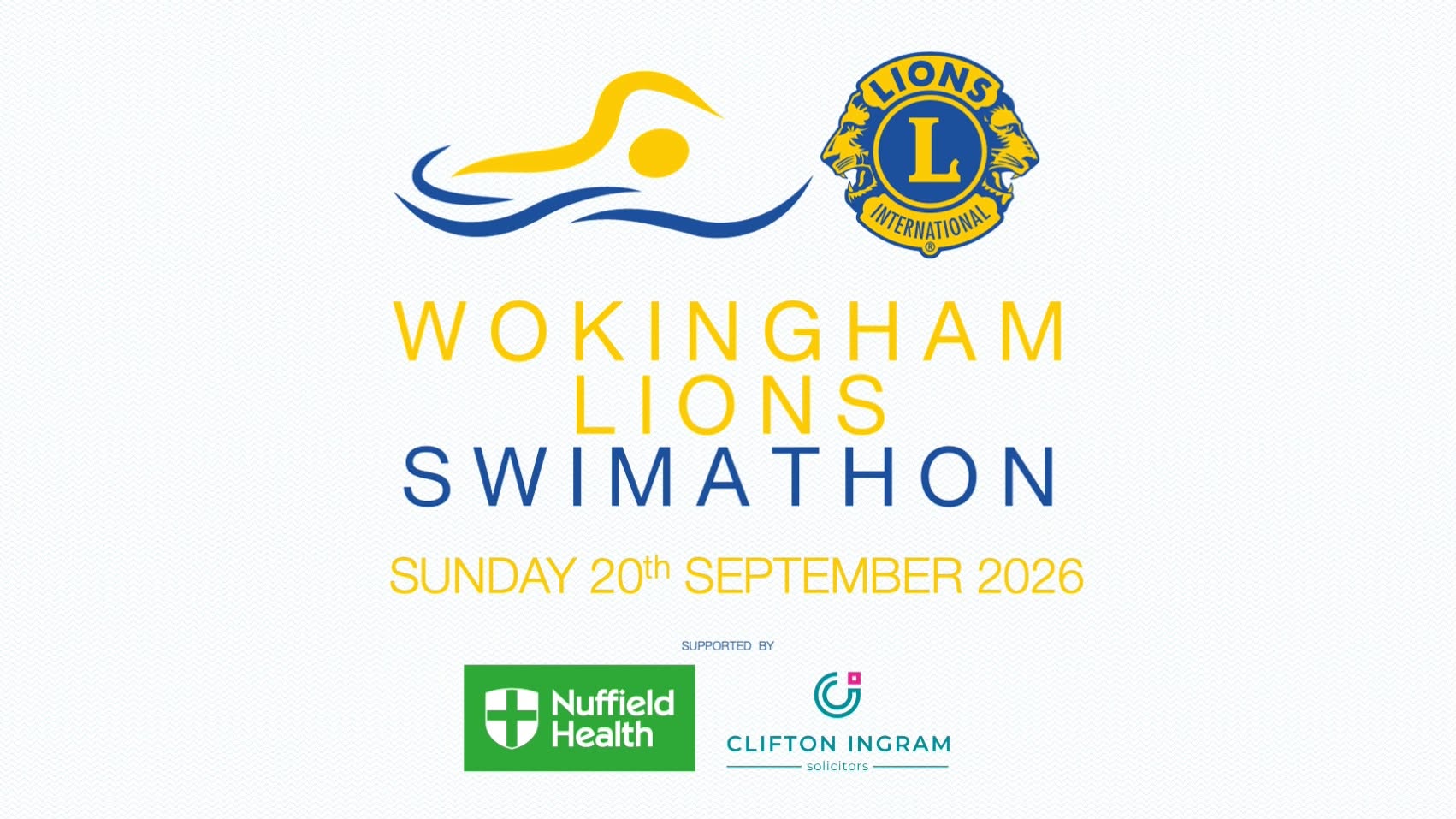 Wokingham Lions Swimathon 2026